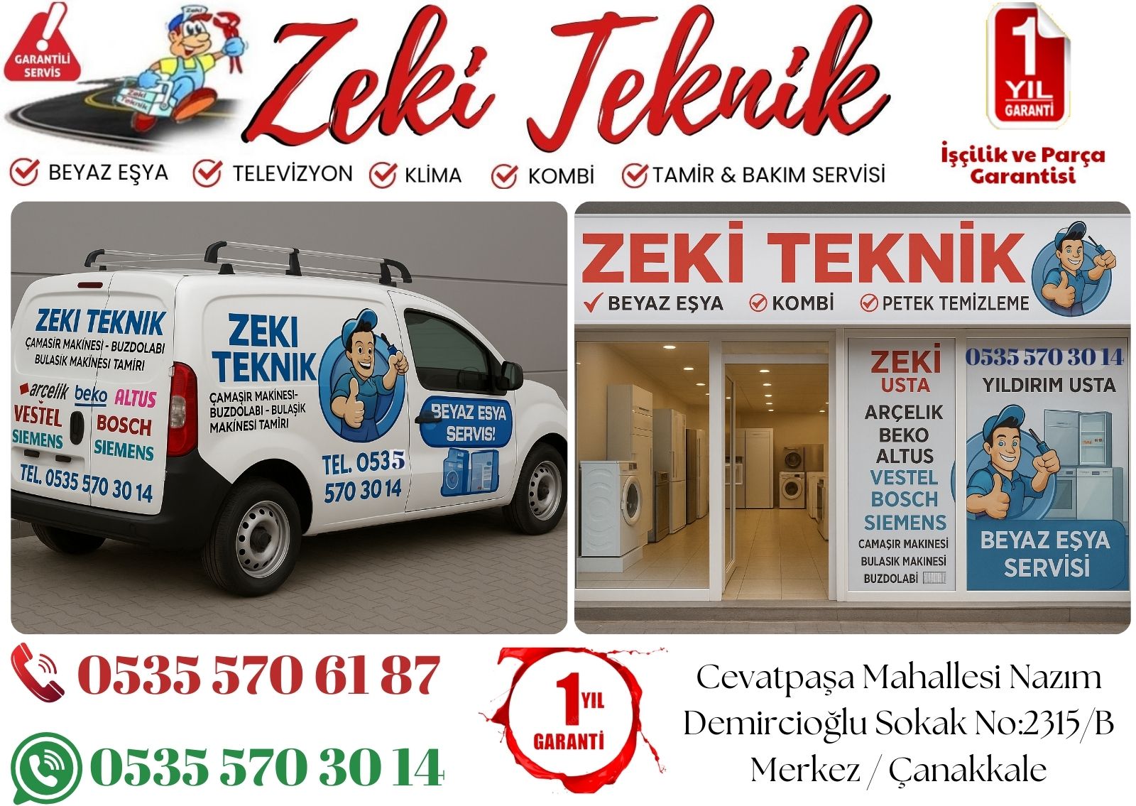 Çanakkale Kombi Servisi